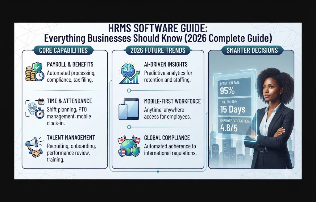 HRMS Software Guide: Everything Businesses Should Know (2026 Complete Guide)