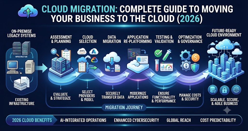 Cloud Migration: Complete Guide to Moving Your Business to the Cloud (2026)