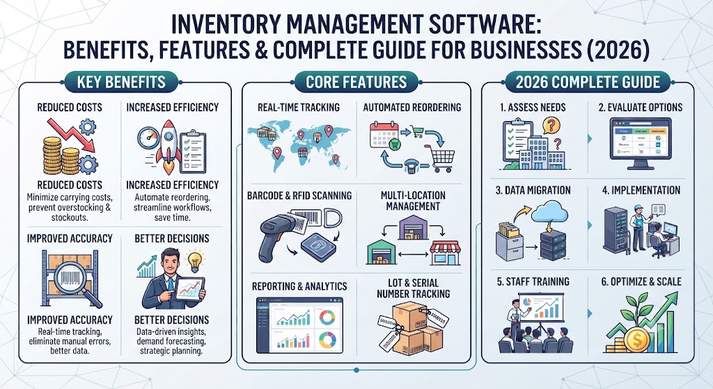 Inventory Management Software: Benefits, Features & Complete Guide for Businesses (2026)