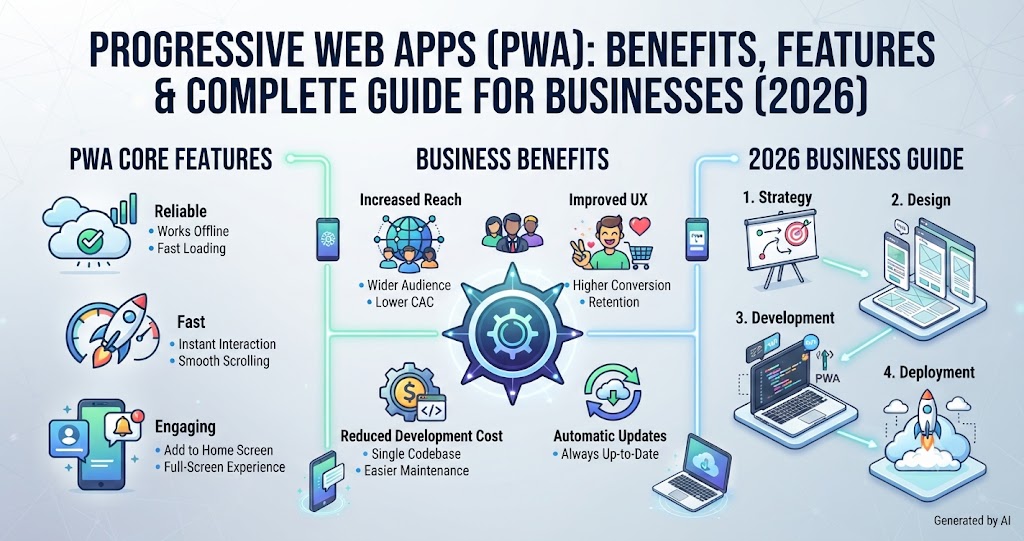 Progressive Web Apps (PWA): Benefits, Features & Complete Guide for Businesses (2026)
