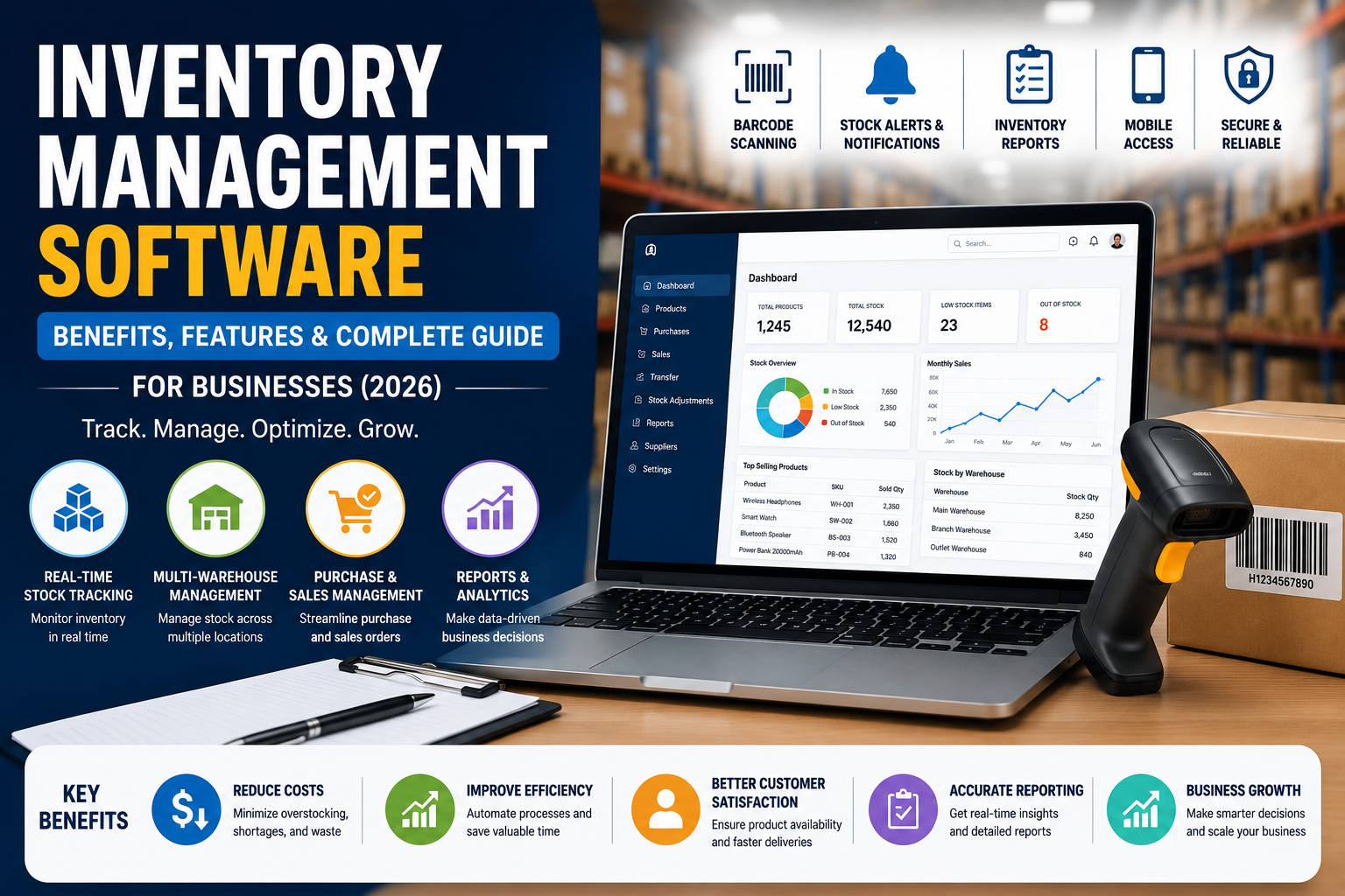 Inventory Management Software: Benefits, Features & Complete Guide for Businesses (2026)