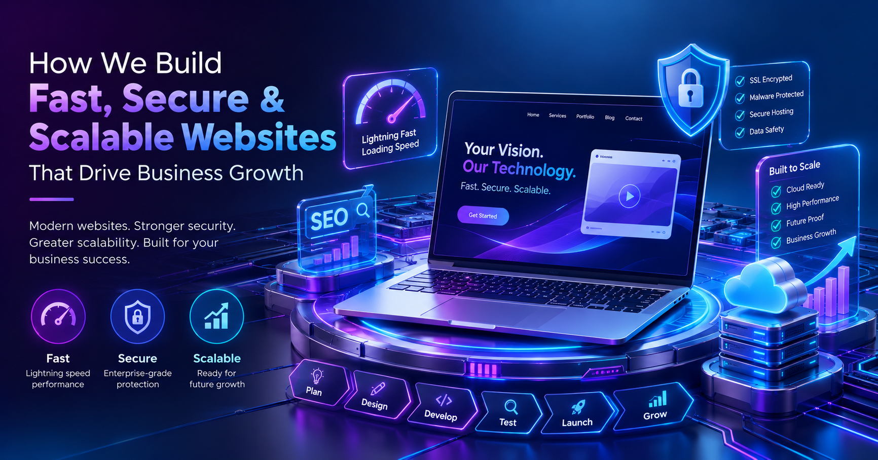 How We Build Fast, Secure & Scalable Websites That Drive Business Growth